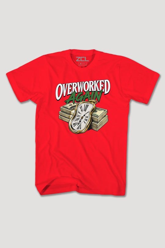 OVERWORKED AGAIN TEE - Zamage