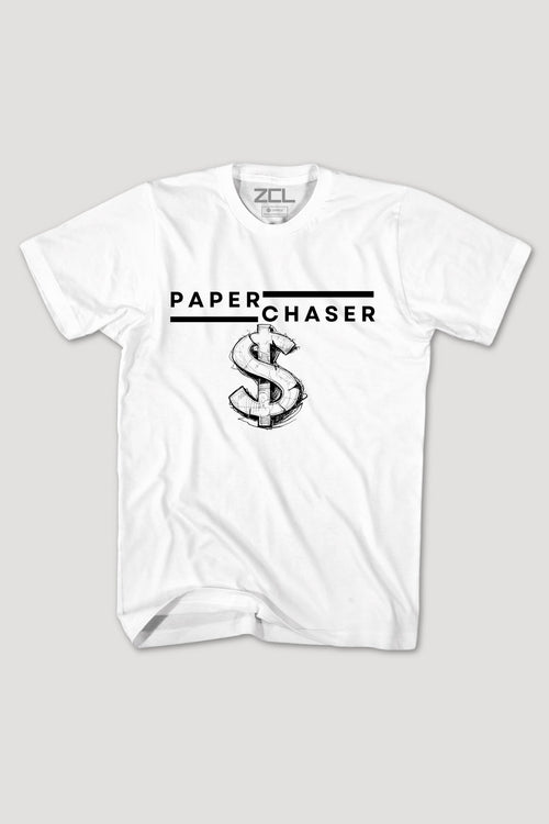 Paper Chaser Tee (Black Logo) - Zamage