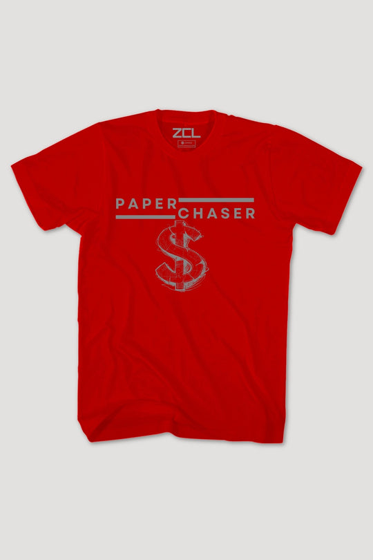 Paper Chaser Tee (Grey Logo) - Zamage