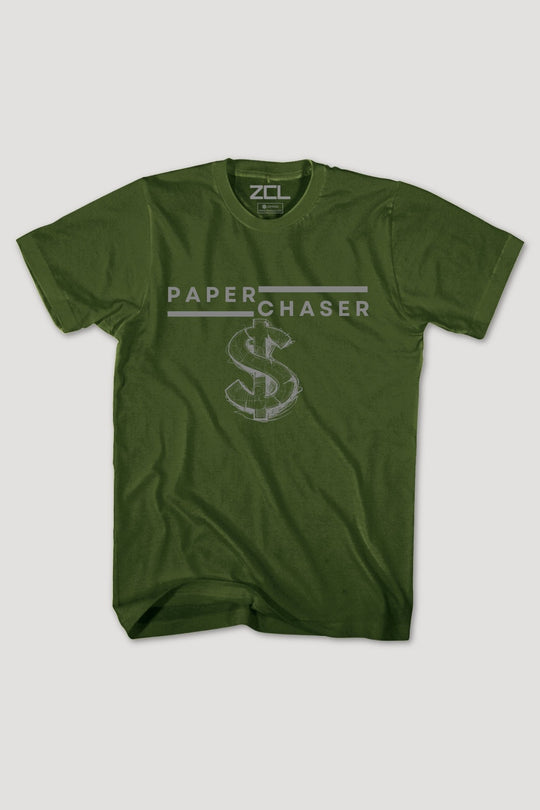 Paper Chaser Tee (Grey Logo) - Zamage