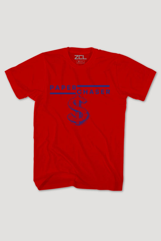 Paper Chaser Tee (Navy Logo) - Zamage