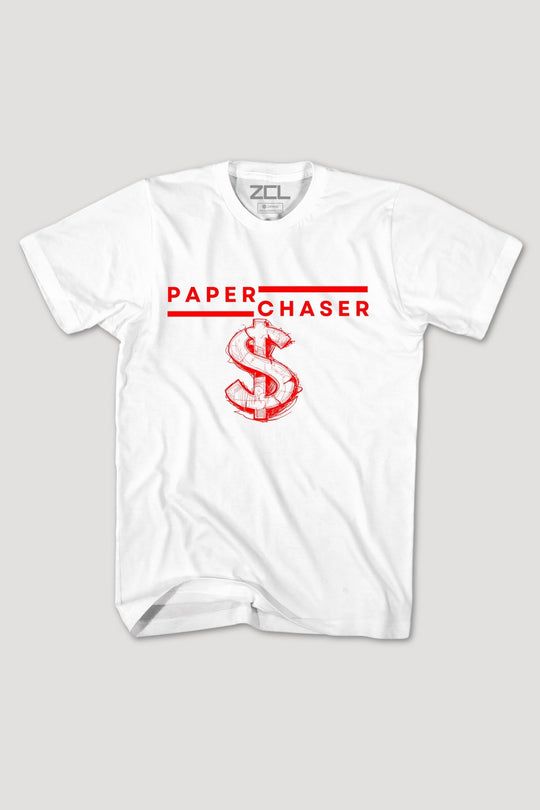 Paper Chaser Tee (Red Logo) - Zamage
