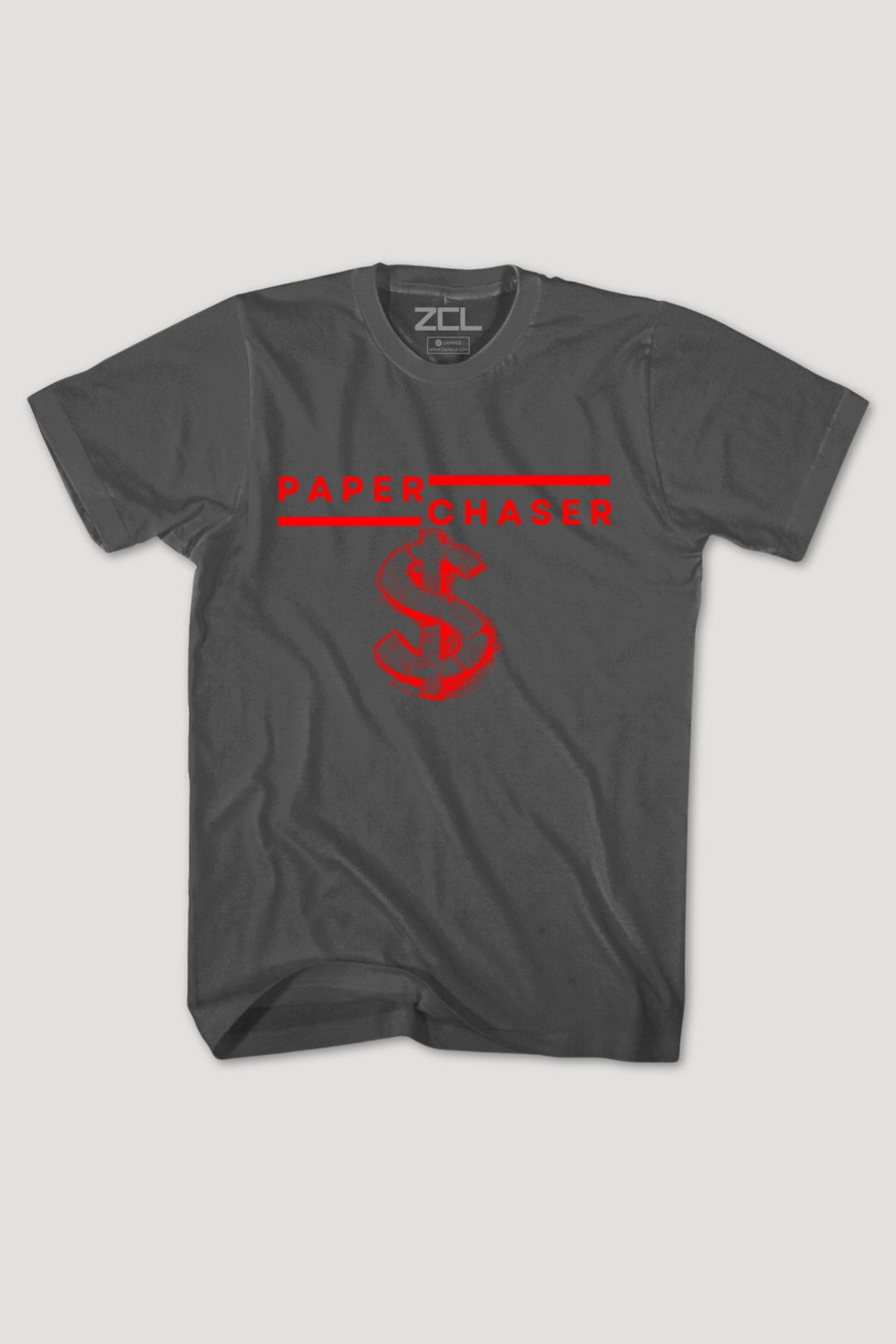 Paper Chaser Tee (Red Logo) - Zamage