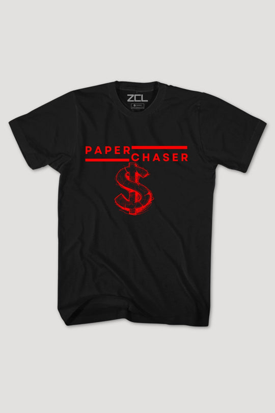 Paper Chaser Tee (Red Logo) - Zamage