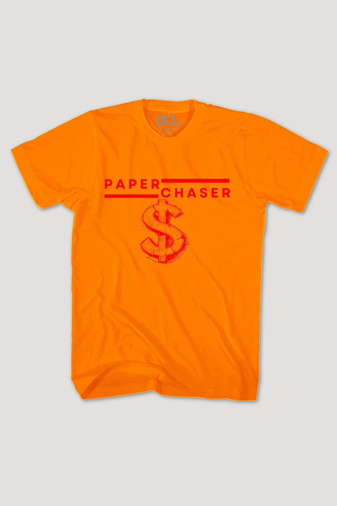 Paper Chaser Tee (Red Logo) - Zamage
