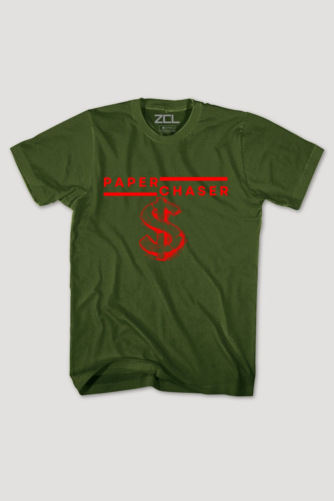 Paper Chaser Tee (Red Logo) - Zamage