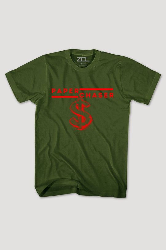 Paper Chaser Tee (Red Logo) - Zamage