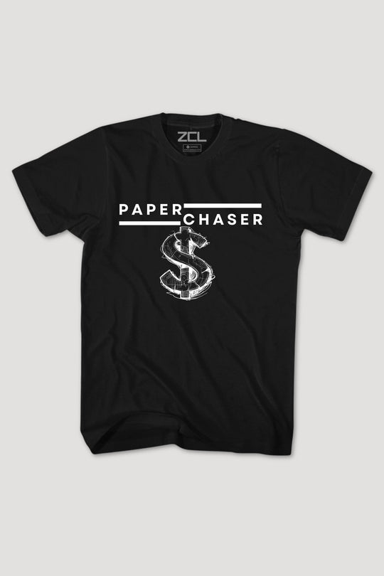 Paper Chaser Tee (White Logo) - Zamage