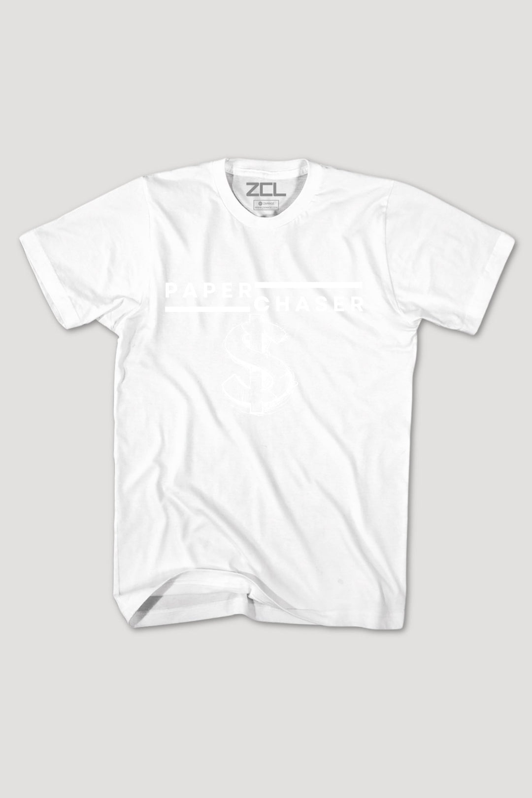 Paper Chaser Tee (White Logo) - Zamage