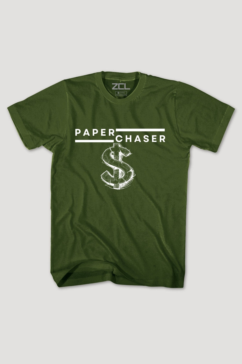 Paper Chaser Tee (White Logo) - Zamage