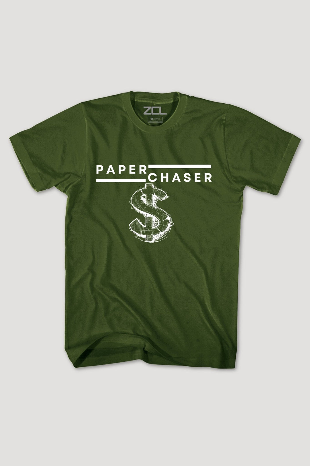 Paper Chaser Tee (White Logo) - Zamage
