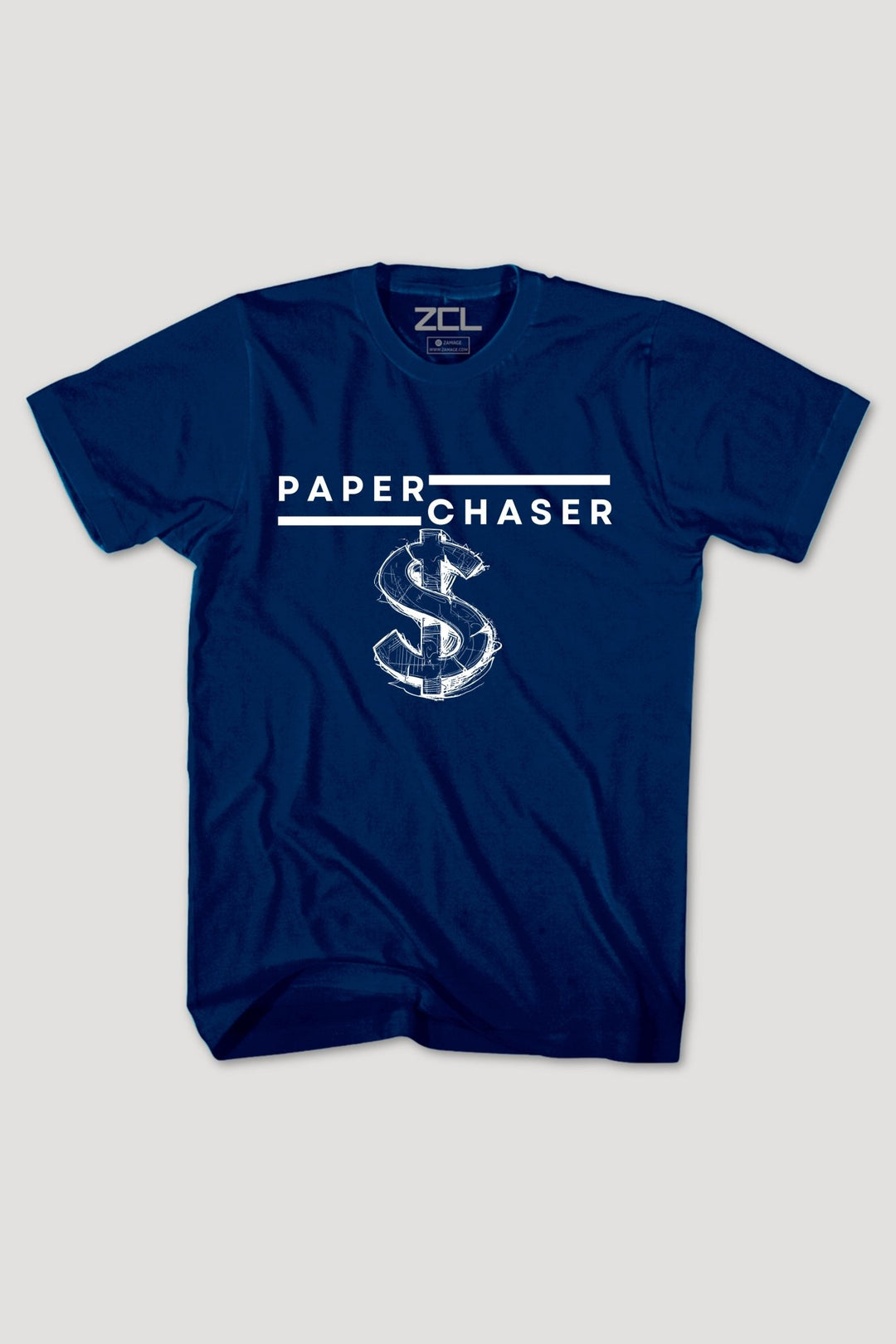 Paper Chaser Tee (White Logo) - Zamage