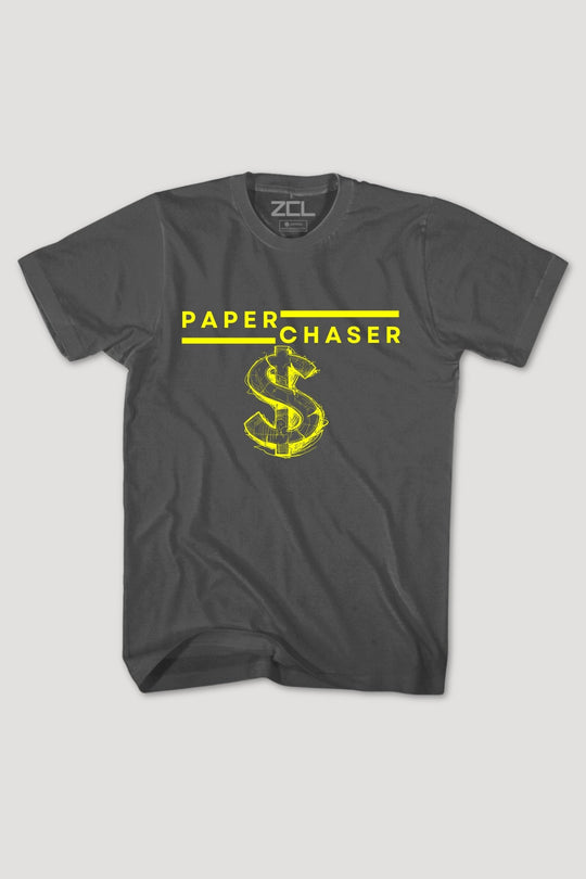 Paper Chaser Tee (Yellow Logo) - Zamage