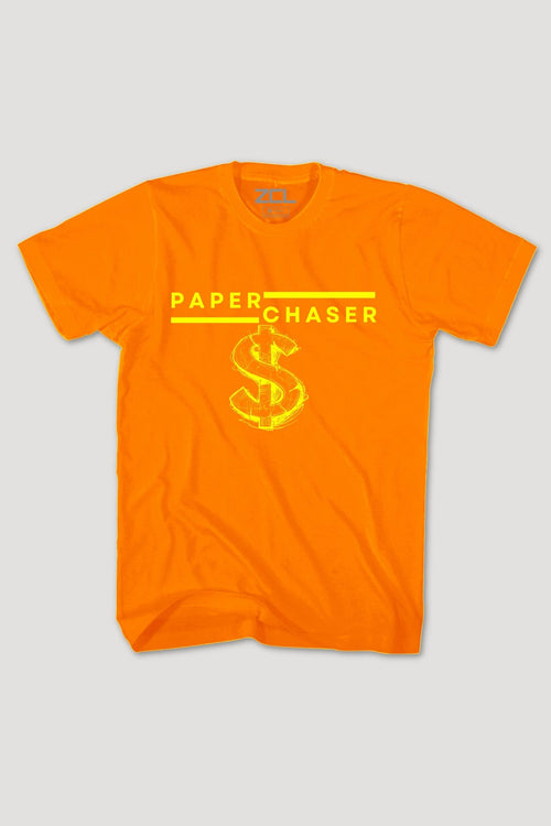 Paper Chaser Tee (Yellow Logo) - Zamage