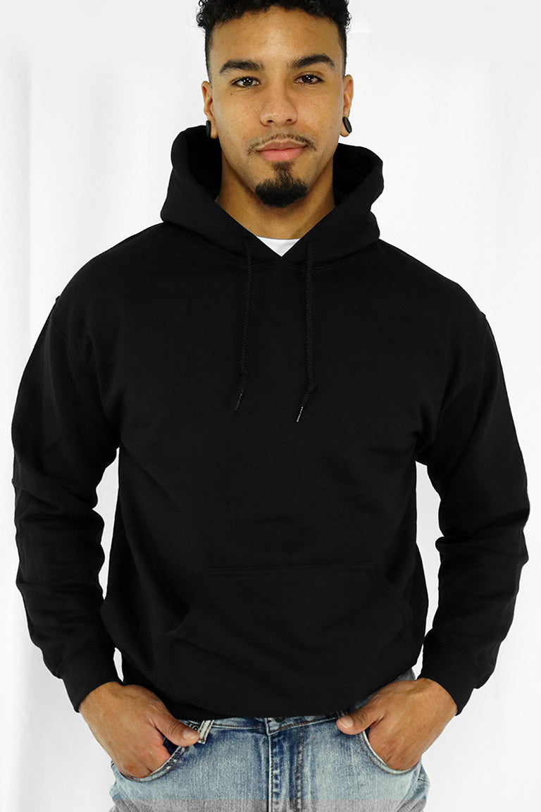 ZCL Essential Parker Hoodie (Solid Black) - Zamage