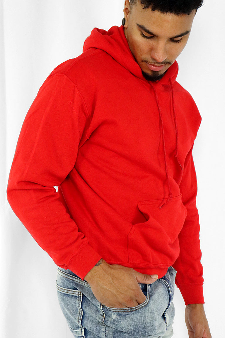 ZCL Essential Parker Hoodie (Solid Red) - Zamage