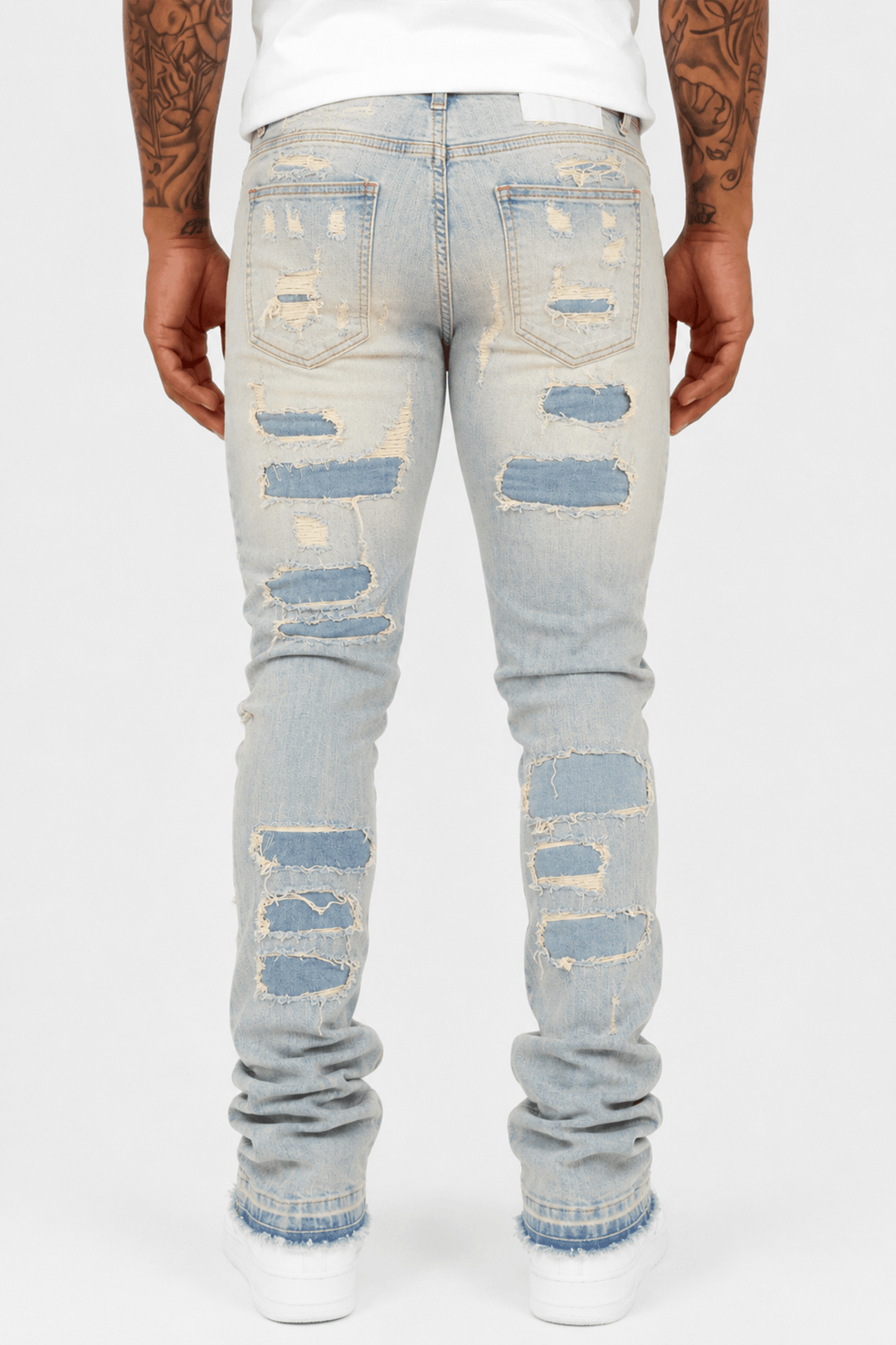 Phantom Stacked Denim (Stone Wash) (M8204D) - Zamage