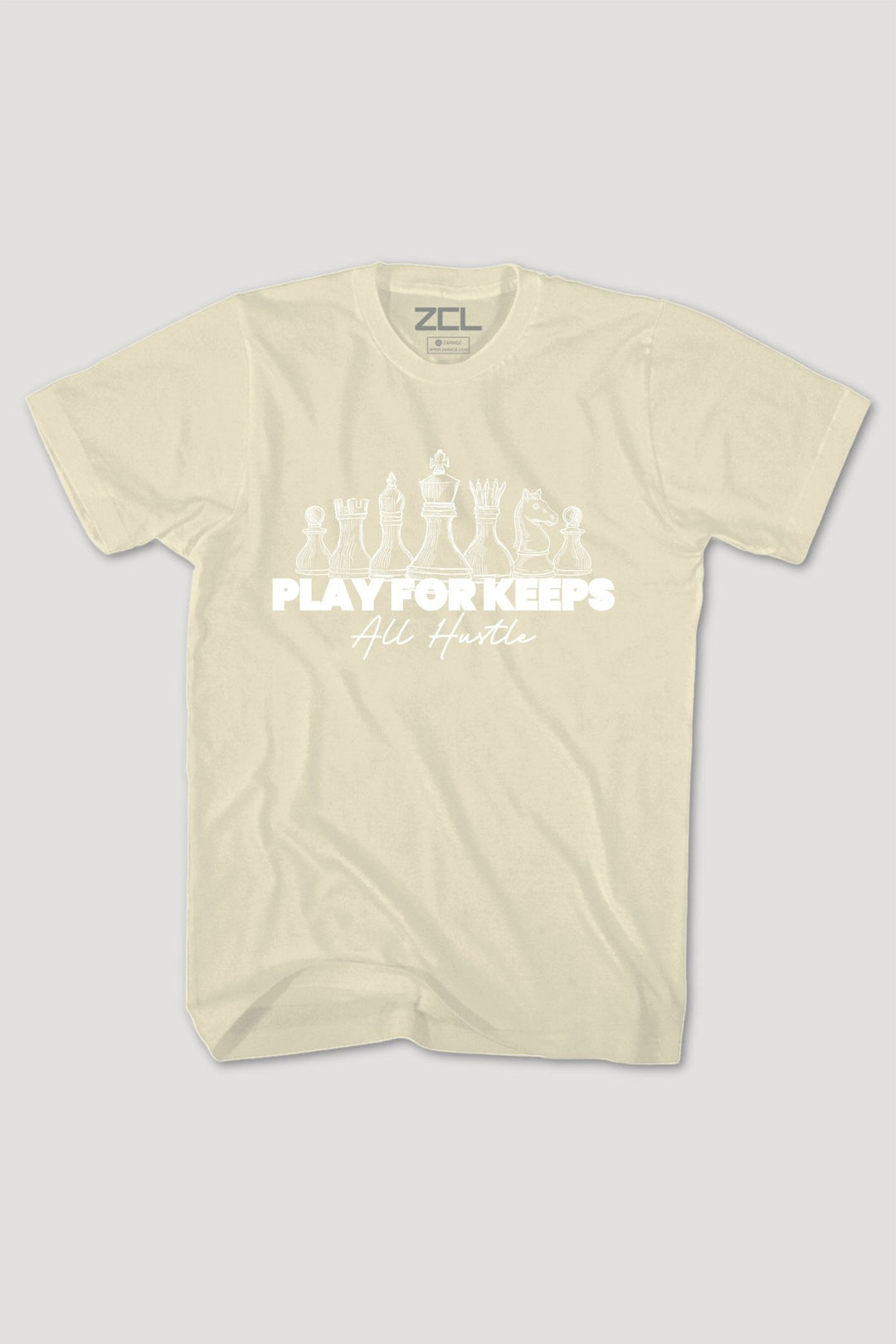 Play For Keeps Tee (White Logo) - Zamage