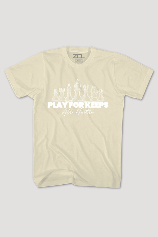 Play For Keeps Tee (White Logo) - Zamage