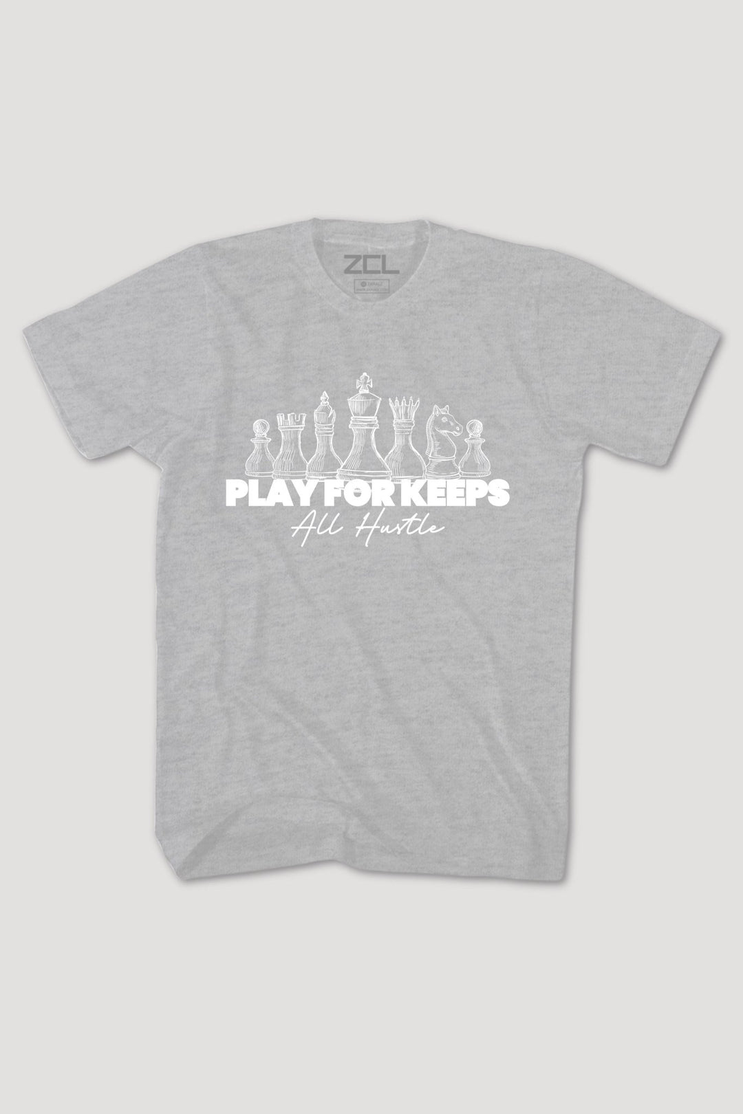 Play For Keeps Tee (White Logo) - Zamage