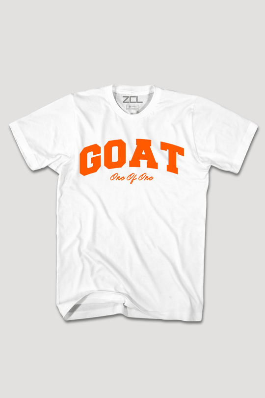 Premium Goat Tee (Orange Logo) - Zamage