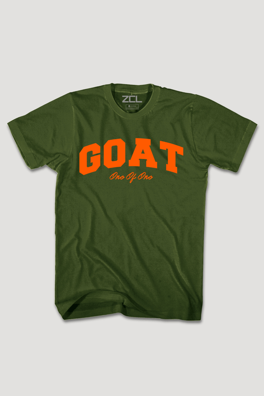Premium Goat Tee (Orange Logo) - Zamage