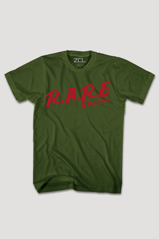 Premium Rare Breed Tee (Red Logo) - Zamage