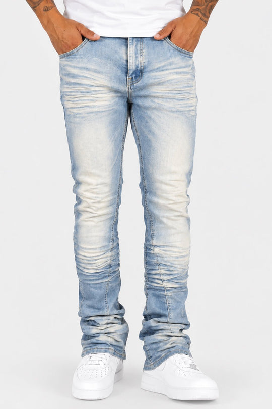 Premium Stacked Denim (Ice Blue) (L7096) - Zamage