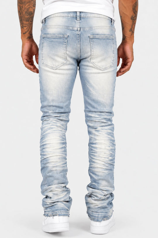 Premium Stacked Denim (Ice Blue) (L7096) - Zamage