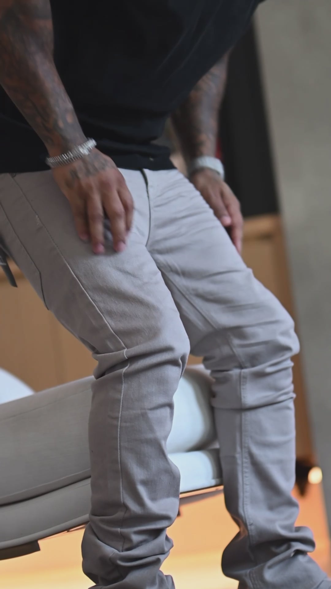 Vortex Stacked Denim (Grey)