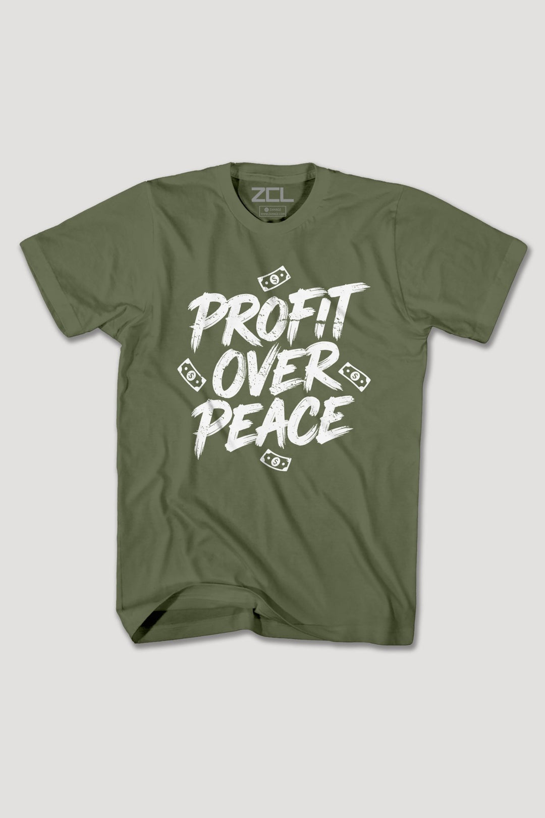 PROFIT OVER PEACE TEE - Zamage