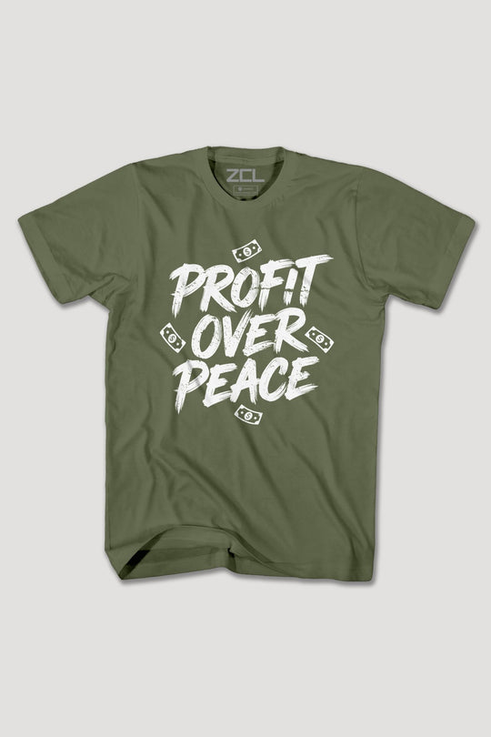 PROFIT OVER PEACE TEE - Zamage