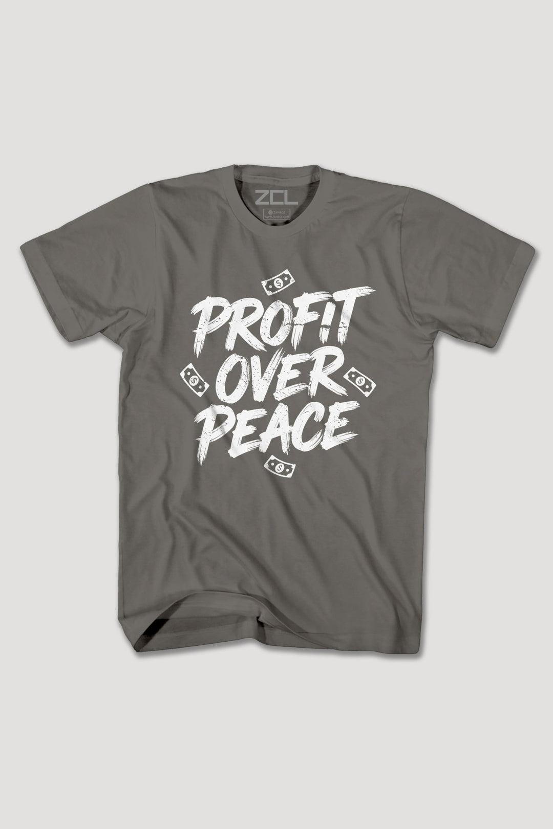 PROFIT OVER PEACE TEE - Zamage