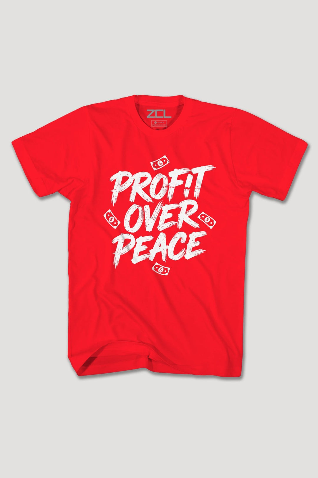 PROFIT OVER PEACE TEE - Zamage
