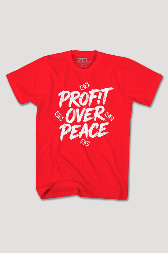 PROFIT OVER PEACE TEE - Zamage