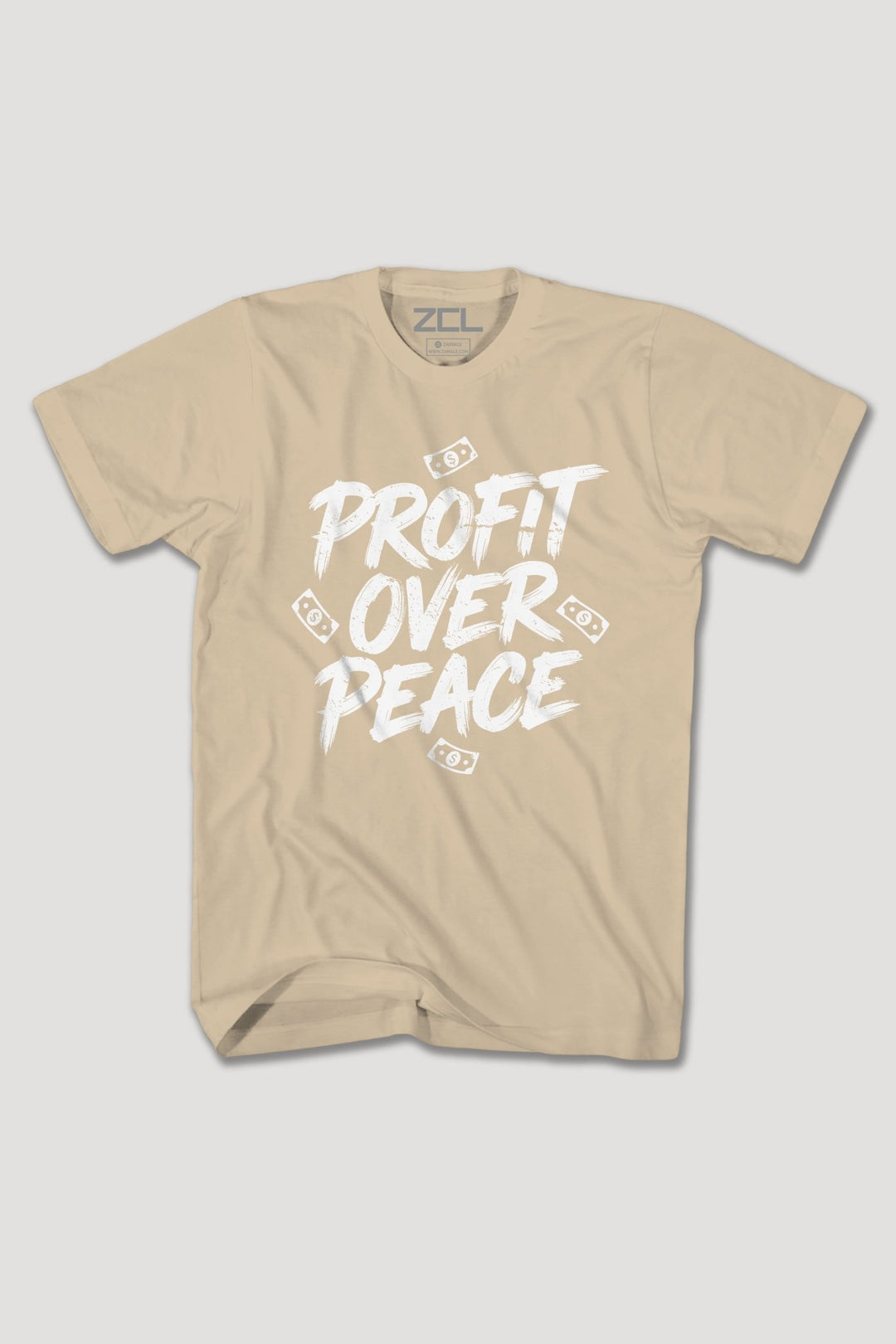 PROFIT OVER PEACE TEE - Zamage