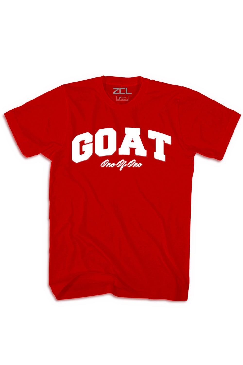 Puff Print Goat Tee (White Logo) - Zamage