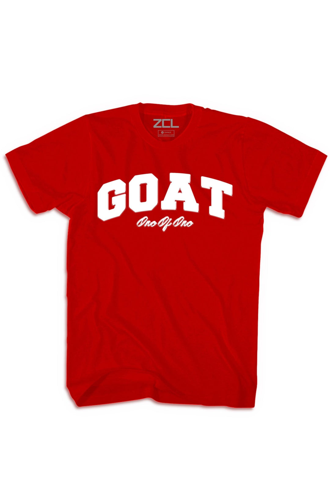 Puff Print Goat Tee (White Logo) - Zamage