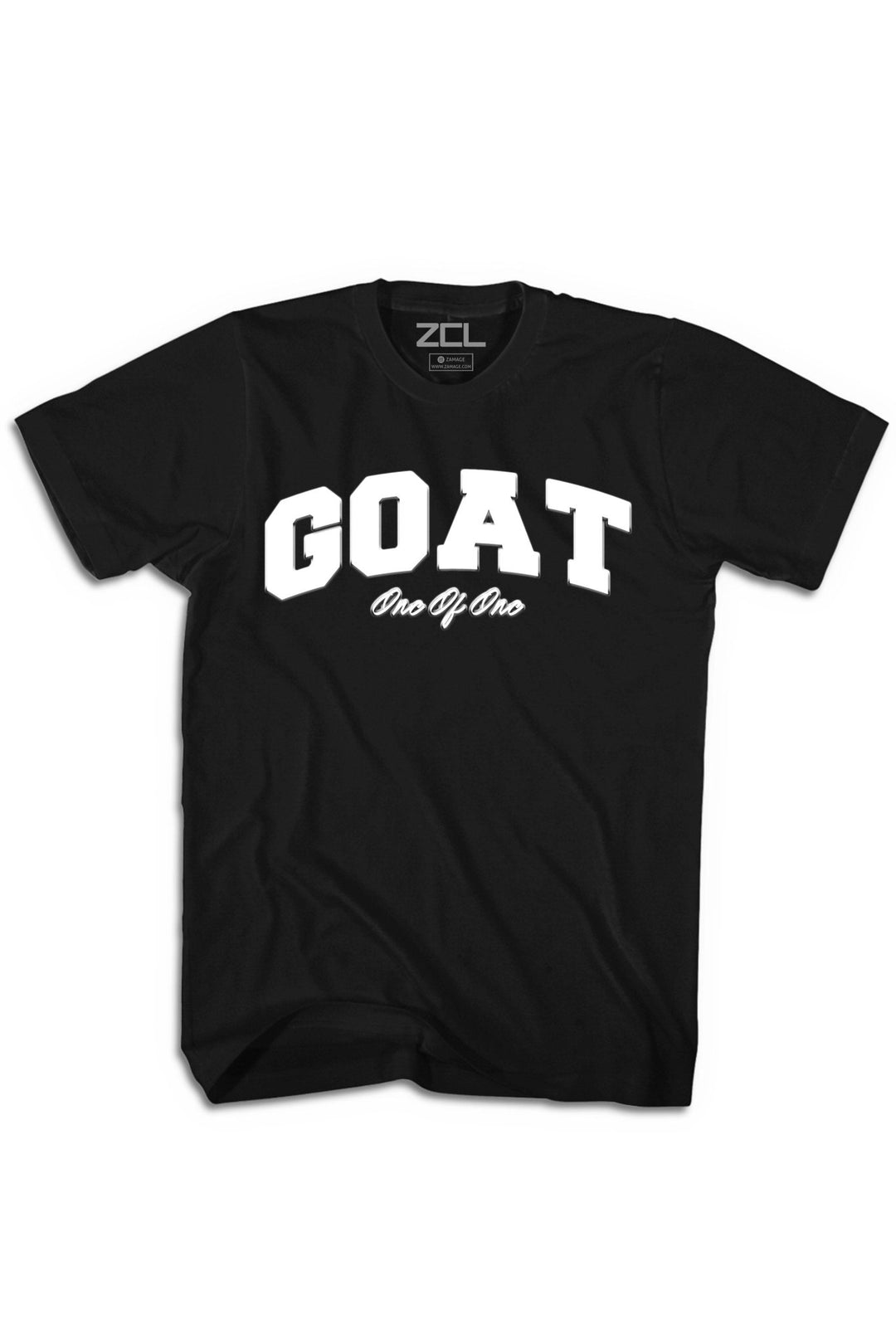 Puff Print Goat Tee (White Logo) - Zamage