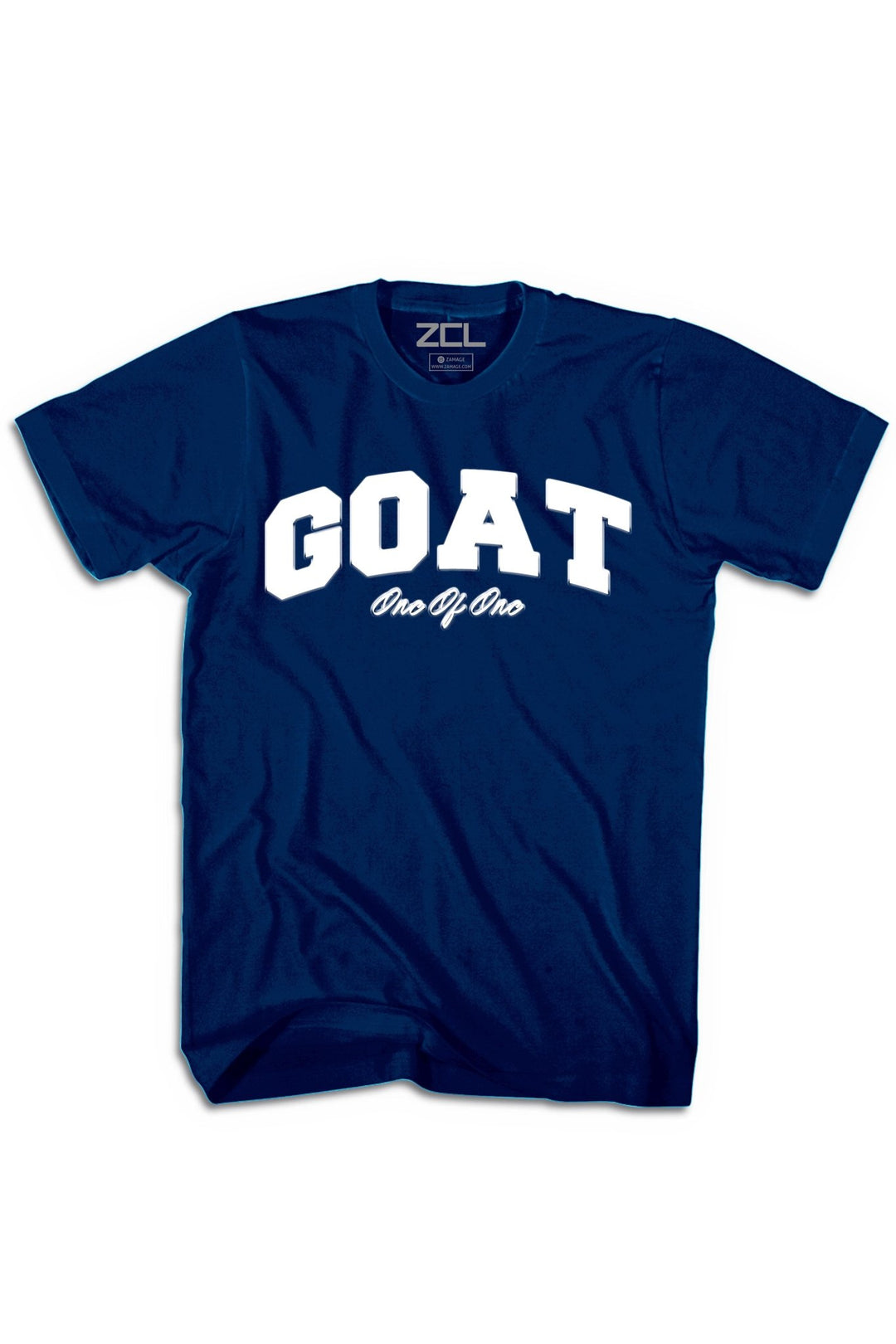 Puff Print Goat Tee (White Logo) - Zamage