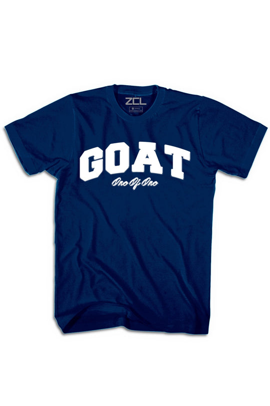 Puff Print Goat Tee (White Logo) - Zamage