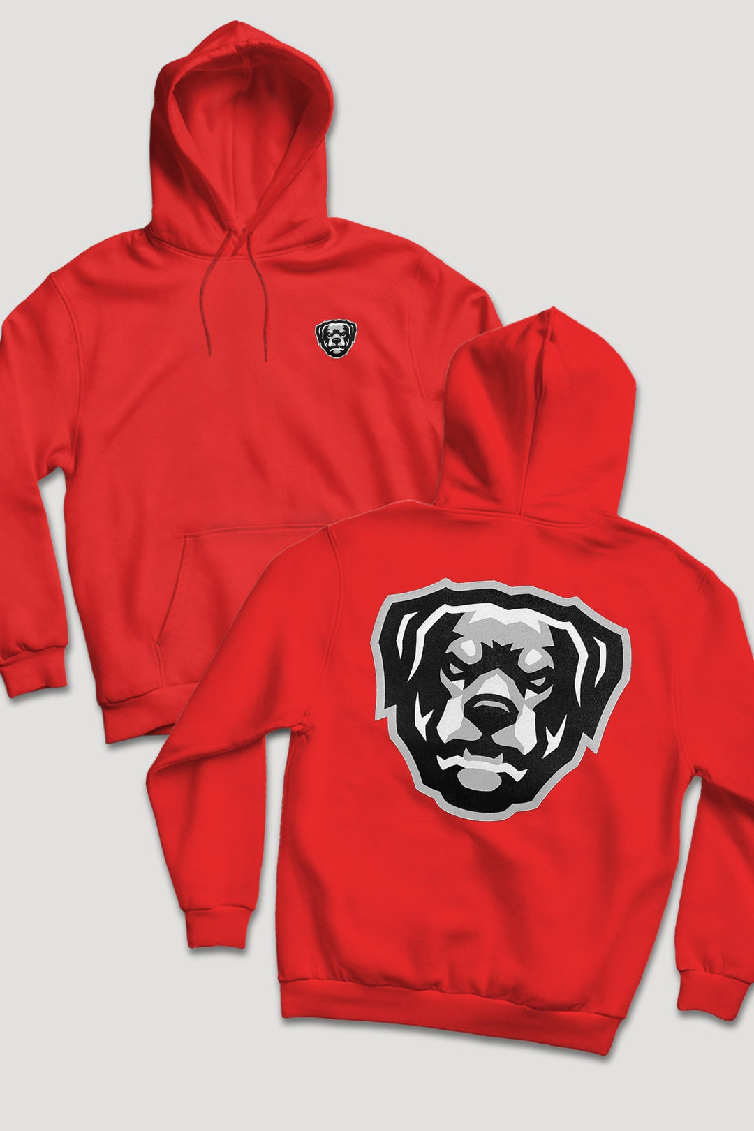 Puff Print HOV Hoodie (White - Black - Grey Logo) - Zamage