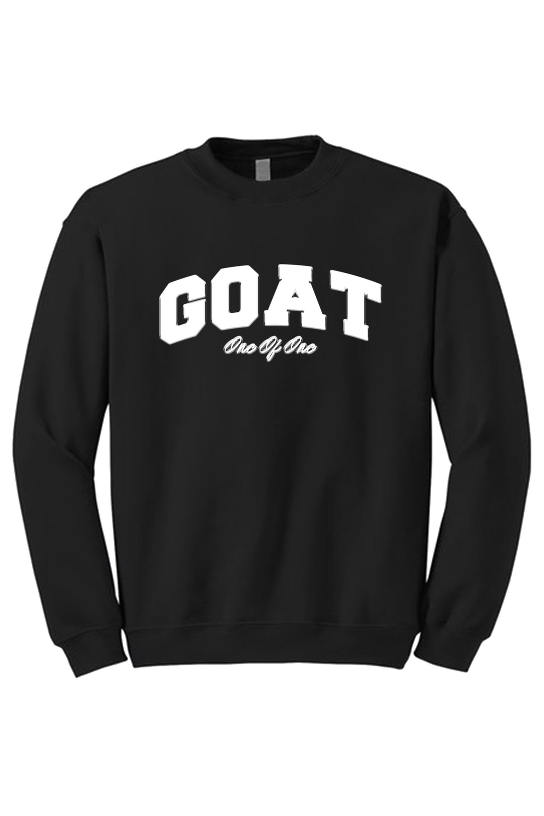Puff Print Goat Crewneck Sweatshirt (White Logo) - Zamage