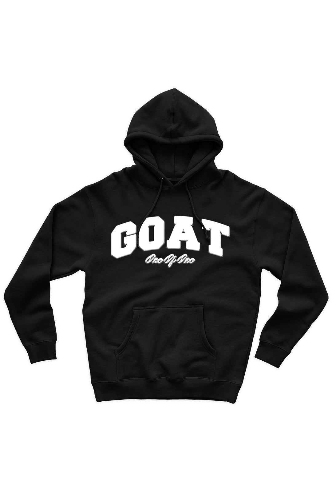 Puff Print Goat Hoodie (White Logo) - Zamage