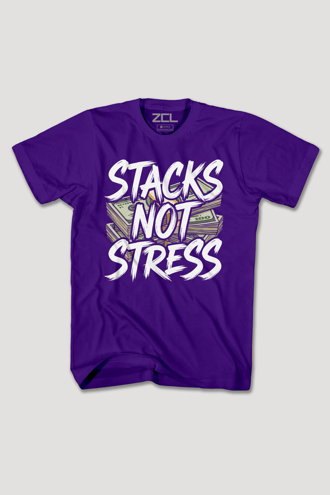 STACKS NOT STRESS TEE