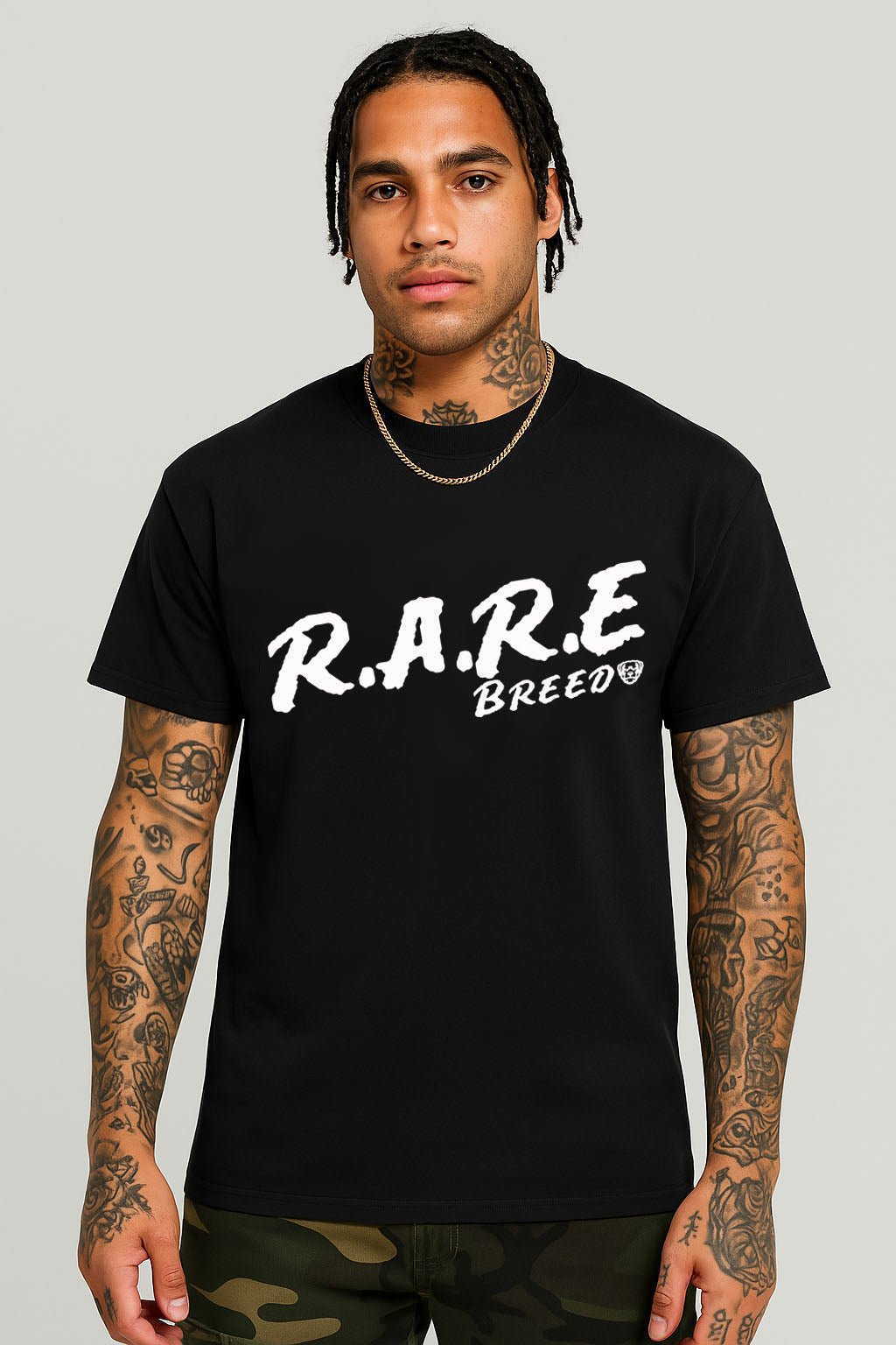Rare Breed Tee (White Logo) - Zamage
