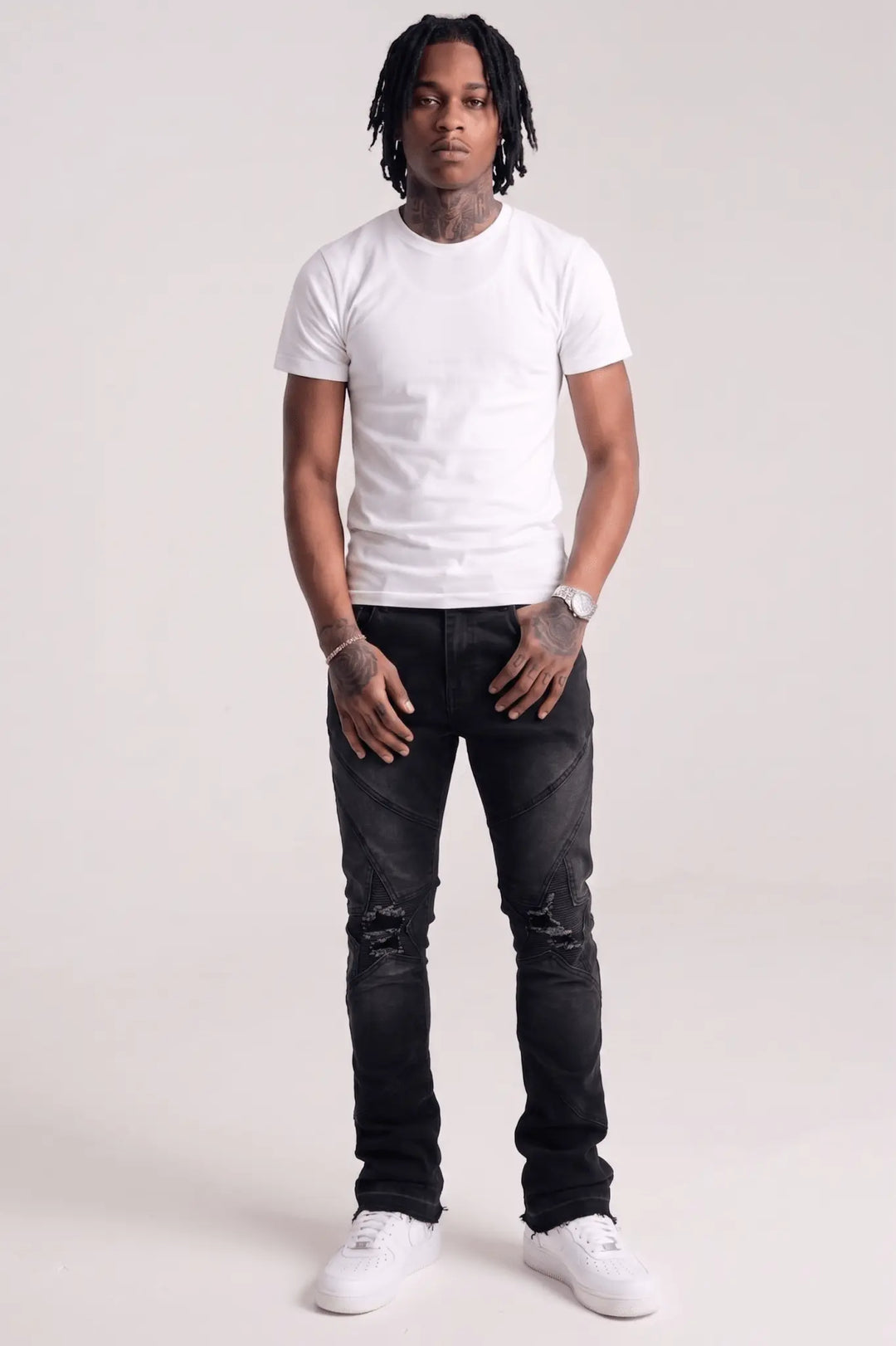 Rawstate Stacked Denim (Black Wash) (M8294D) - Zamage