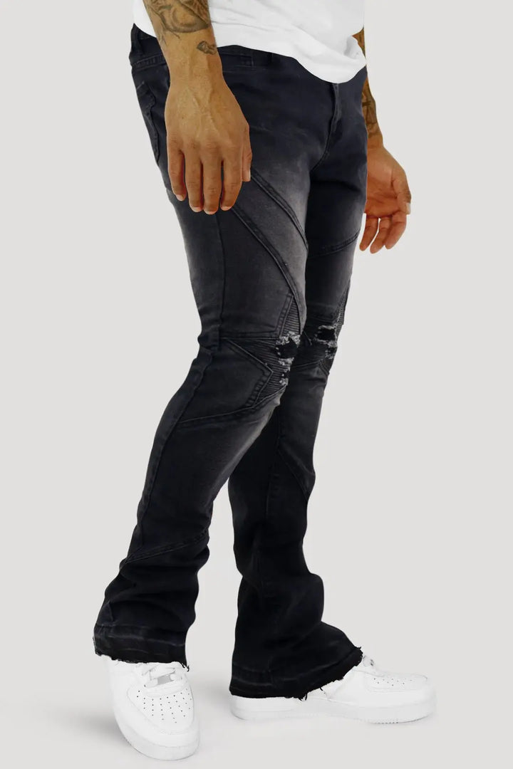 Rawstate Stacked Denim (Black Wash) (M8294D) - Zamage