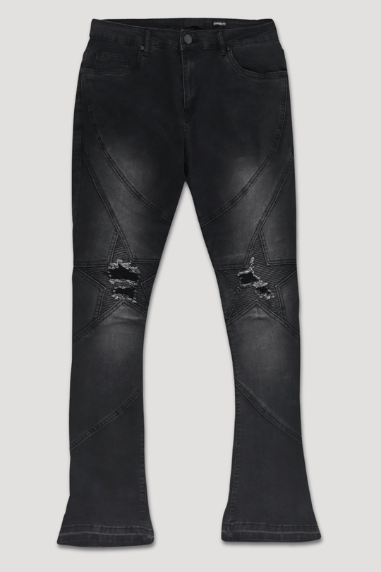 Rawstate Stacked Denim (Black Wash) (M8294D) - Zamage