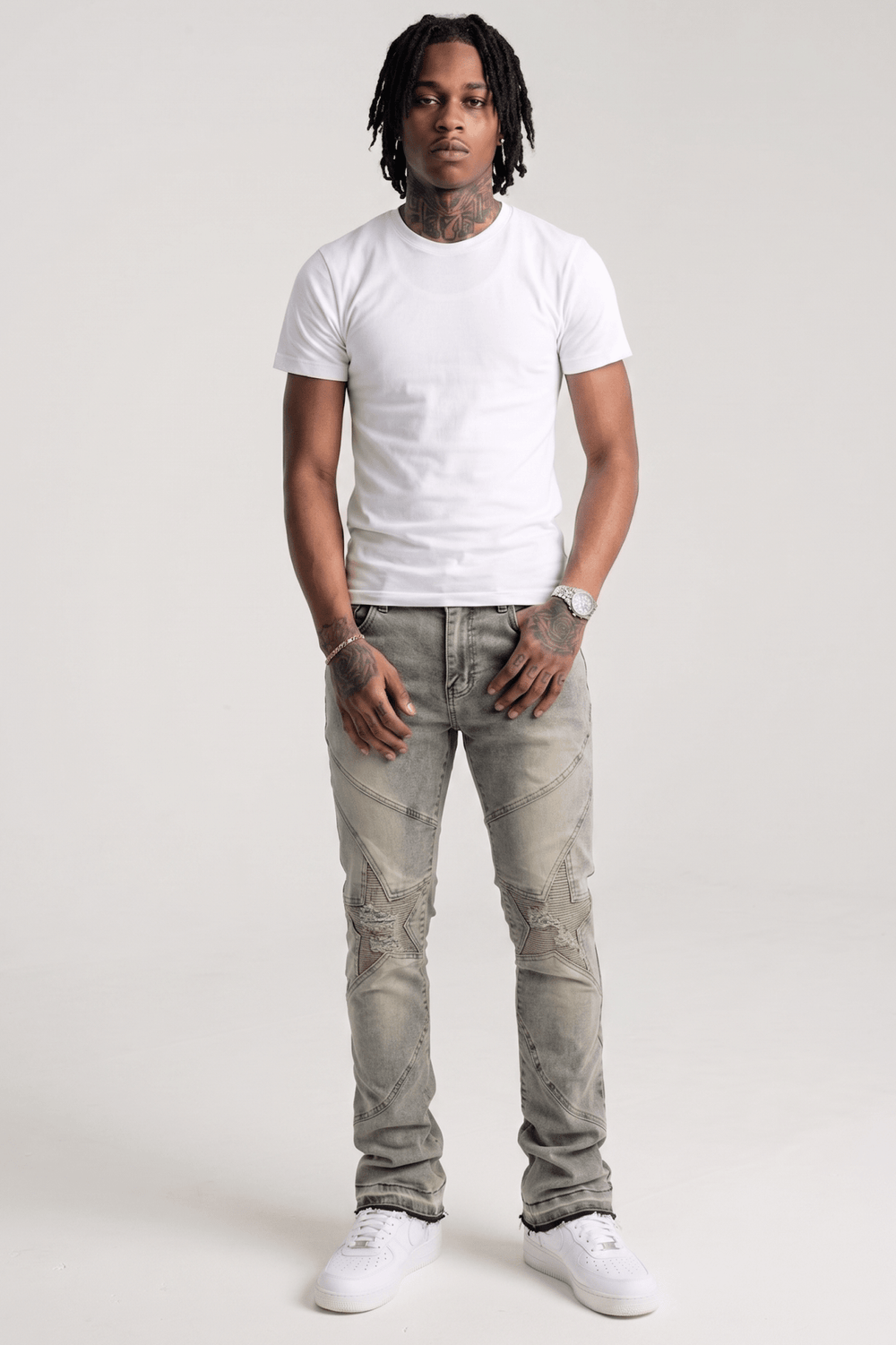 Rawstate Stacked Denim (Dirty Vintage) (M8294D) - Zamage